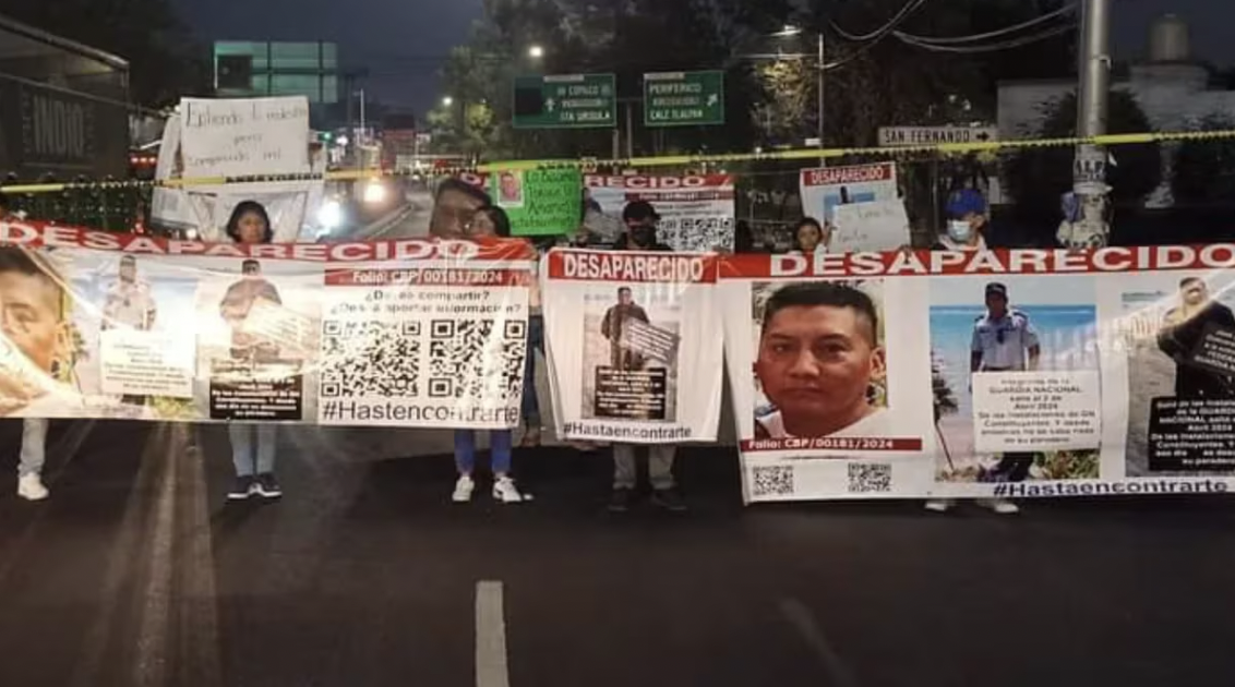Caos en Insurgentes Sur: Familiares y Amigos Protestan por la Desaparición de Miembro de la Guardia Nacional Captura-de-Pantalla-2024-05-14-a-las-15.57.19