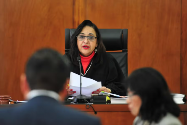 Norma Piña se une a las protestas contra la reforma judicial en la Cámara de Diputados Imagen página web