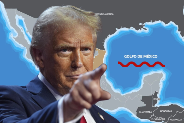 ¿Trump podría cambiarle el nombre al Golfo de México? Imagen página web
