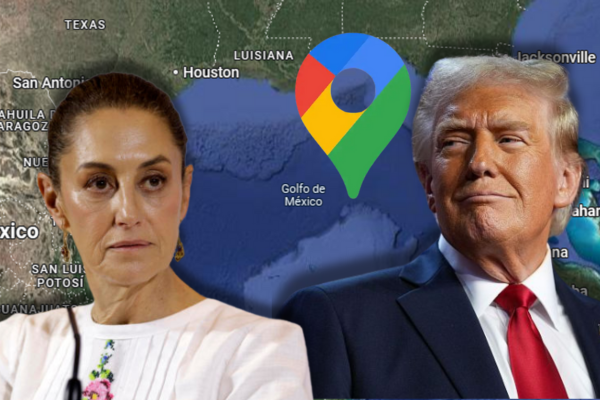 Sheinbaum exige a Google restituir el nombre del Golfo de México en Maps Imagen página web