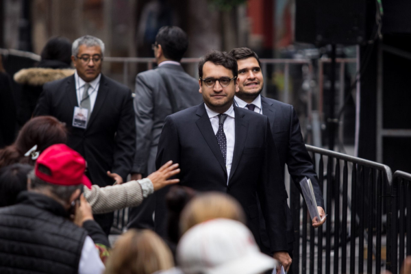 Andrés Manuel López Beltrán, hijo del expresidente Andrés Manuel López Obrador.