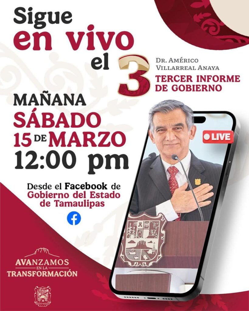Tercer Informe de Gobierno en el Centro de Convenciones y Exposiciones de Tampico