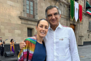 Américo Villarreal y Claudia Sheinbaum