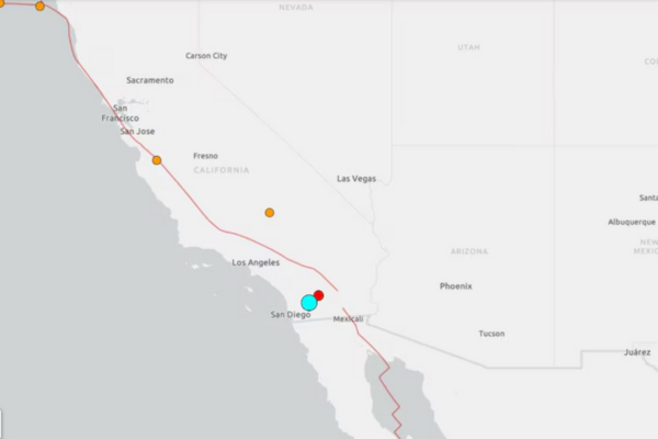 Fuerte sismo de 5.2 sacude San Diego y frontera con México Imagen página web