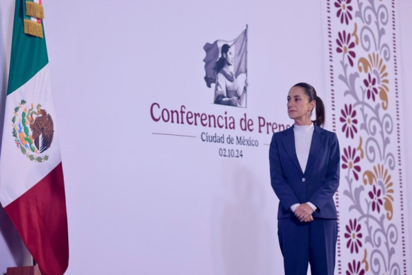 La Presidenta, Claudia Sheinbaum, en Conferencia de Prensa