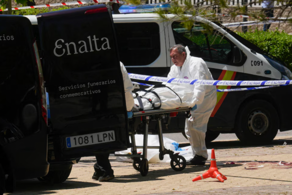 Lugar del asesinato de Andriy Portnov en Pozuelo de Alarcón