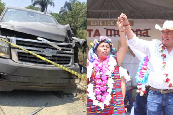 Caravana de Morena en Uxpanapa implicada en accidente mortal durante campaña electoral