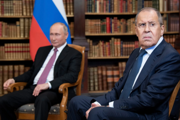 Sergei Lavrov y Vladimir Putin