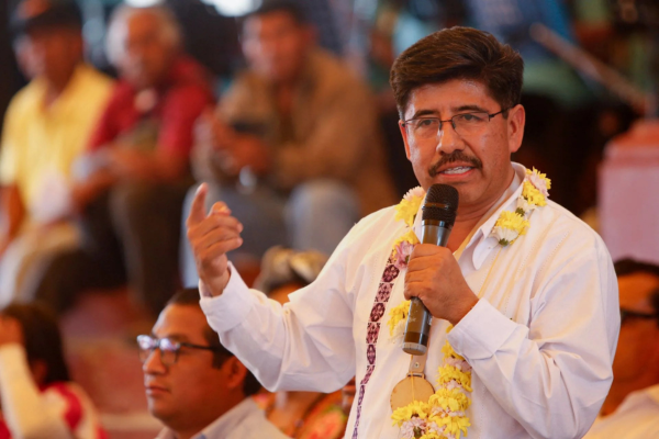 Sheinbaum celebra que, Hugo Aguilar, lidera elección para presidir la Corte Imagen página web