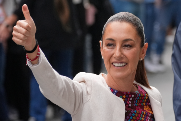 La presidenta Claudia Sheinbaum