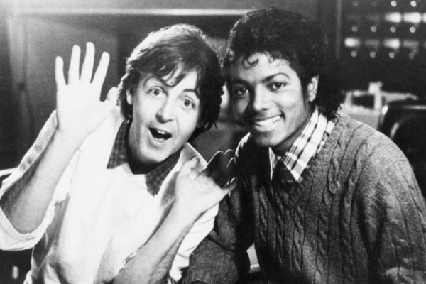 Paul McCartney y Michael Jackson