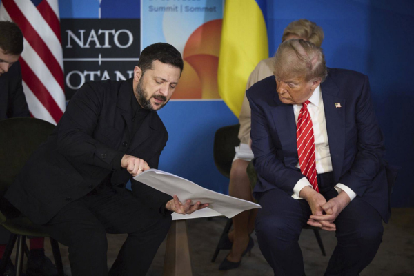 Donald Trump y Zelensky