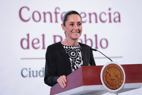 Presidenta Claudia Sheinbaum en conferencia mañanera