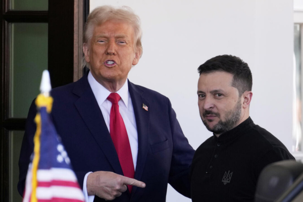Volodimir Zelensky y Donald Trump