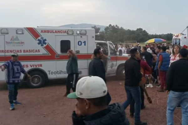 Explosión de castillo pirotécnico deja 28 heridos en Teotihuacán Imagen página web
