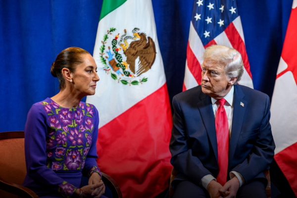 Donald Trump y Claudia Sheinbaum
