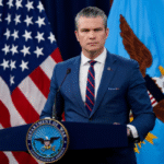 El secretario de Defensa de Estados Unidos, Pete Hegseth