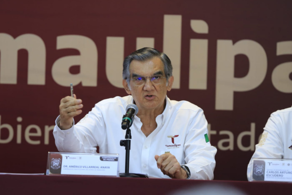 Américo Villarreal, gobernador de Tamaulipas.