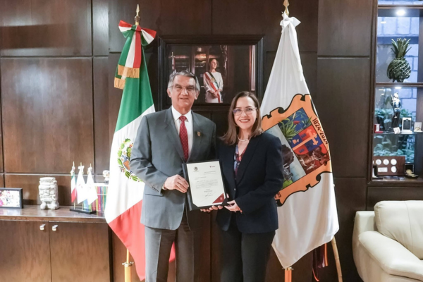 Américo Villarreal y Adriana Marcela Hernández Campos