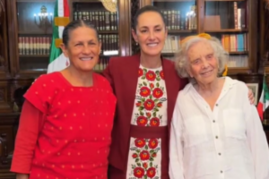 Sheinbaum se reúne con Poniatowska y Jesusa