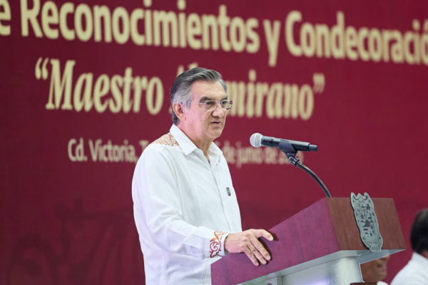Américo Villarreal, gobernador de Tamaulipas.
