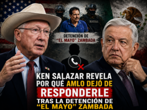 Ken Salazar revela ruptura con AMLO tras captura de Zambada