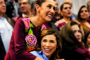 Marina del Pilar Ávila Olmeda y Claudia Sheinbaum