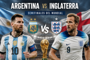 Argentina enfrentará a Inglaterra en semifinales