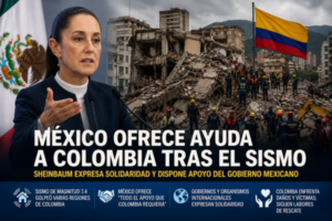 México ofrece ayuda a Colombia tras el sismo