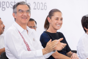 Américo Villarreal recibe a Sheinbaum en Tamaulipas