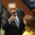 Manlio Fabio Beltrones durante una intervención pública