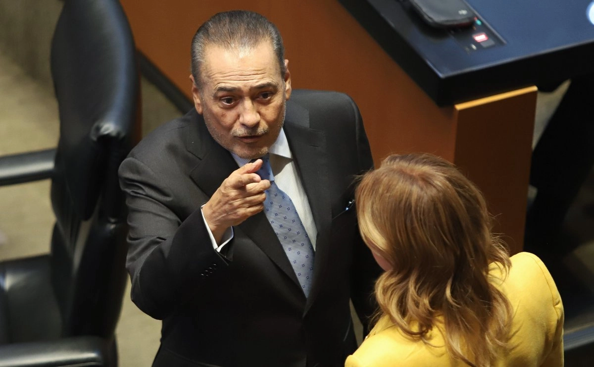 Manlio Fabio Beltrones durante una intervención pública