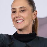 Claudia Sheinbaum durante una conferencia de prensa en 2026