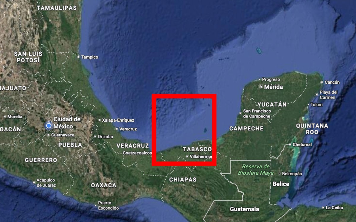 Mancha de hidrocarburo detectada cerca de instalaciones de Pemex en el Golfo de México