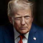 Retrato oficial del presidente estadounidense Donald Trump