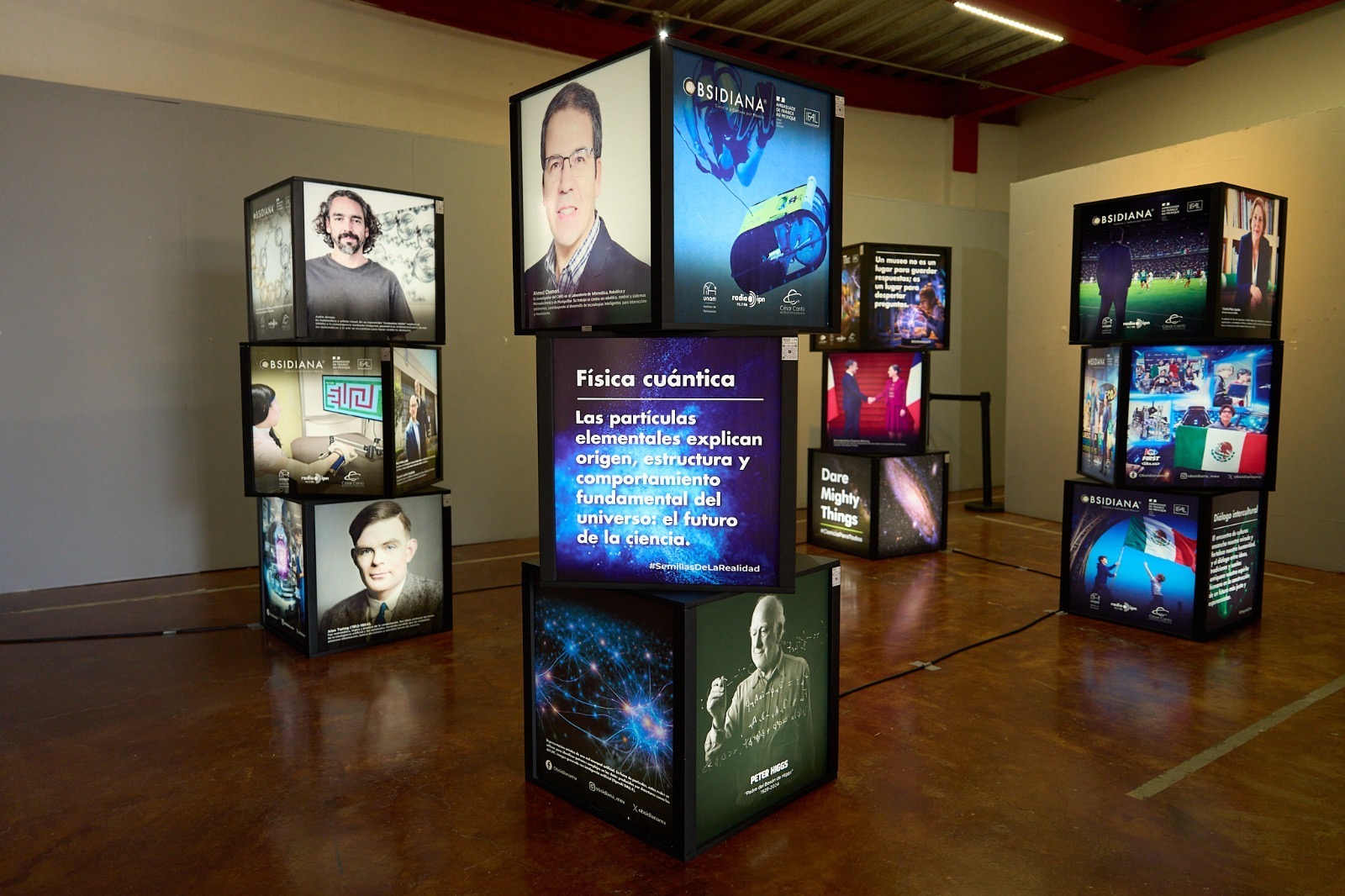 Módulos expositivos de ciencia, tecnología y cultura del museo itinerante MIOS