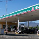 Estación de servicio Pemex en México