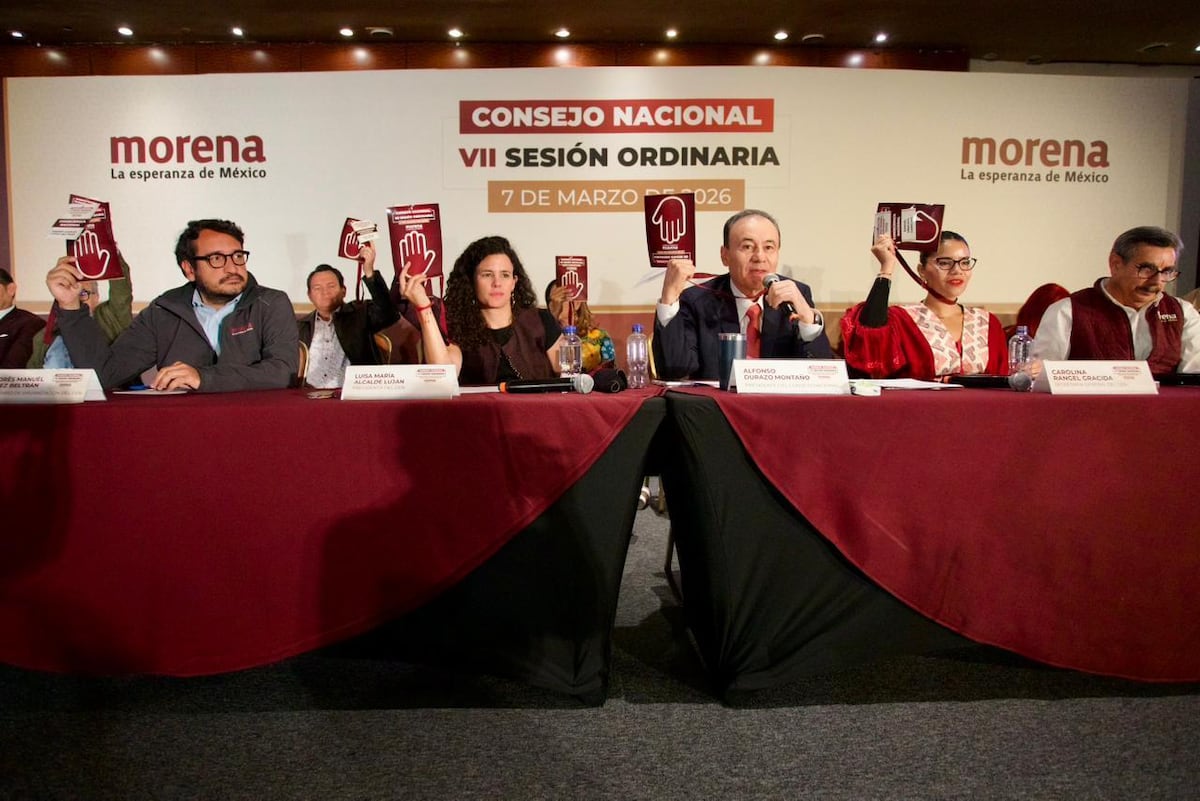 Consejo Nacional de Morena durante la preparación electoral de 2027