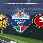NFL regresa a México: 49ers y Vikings jugarán en noviembre Promoción del partido 49ers contra Vikings de la NFL en Ciudad de México