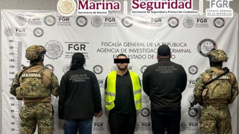 Imagen difundida tras la detención de un presunto operador logístico en Zapopan