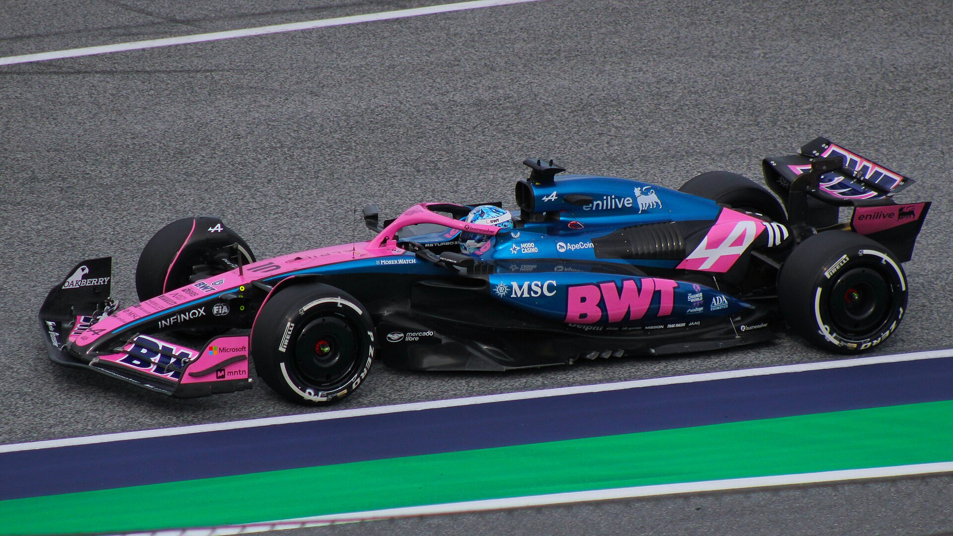Pierre Gasly conduce el monoplaza número 10 de Alpine en Fórmula 1