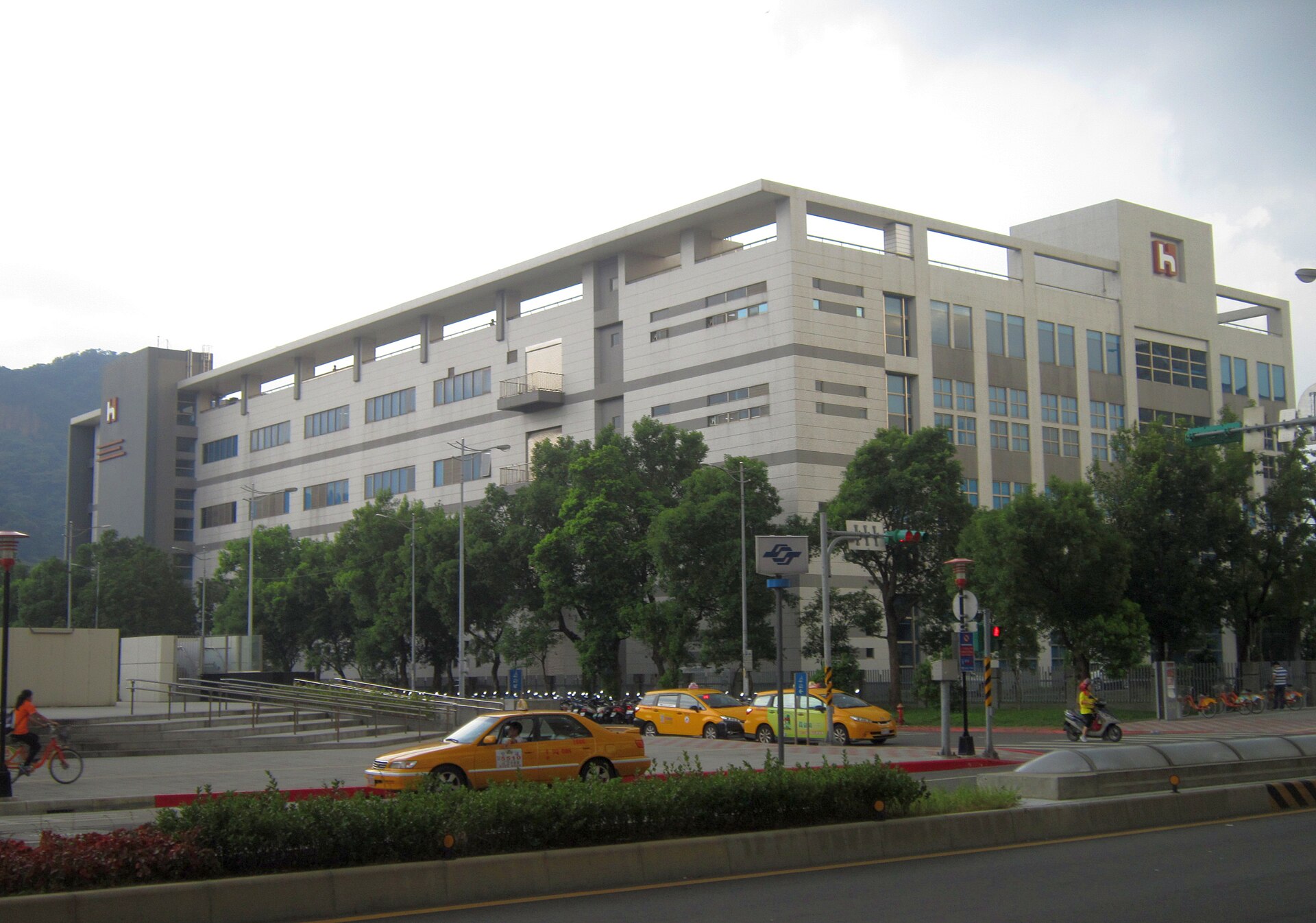 Edificio industrial de Hon Hai Precision, empresa matriz de Foxconn, en Taiwán