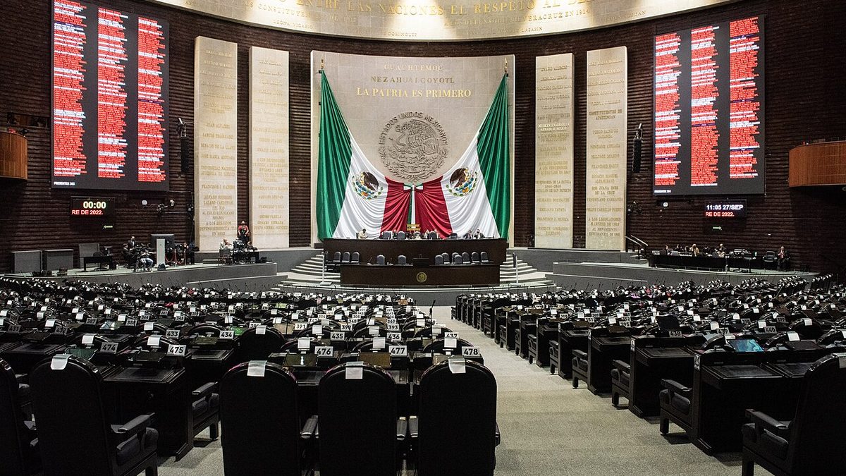 Salón de sesiones de la Cámara de Diputados, donde el PT fijó postura sobre la candidatura de Chihuahua