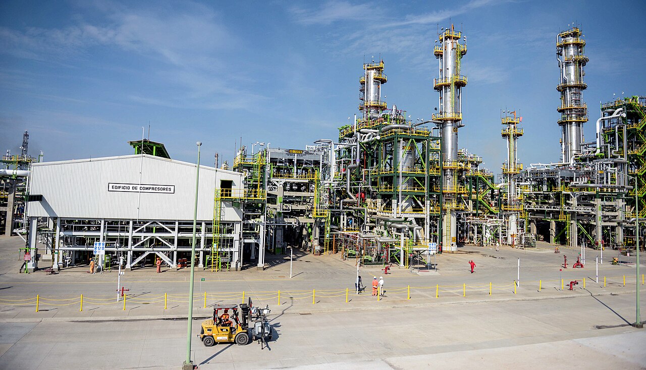Instalaciones de la refinería de Tula de Pemex en Hidalgo