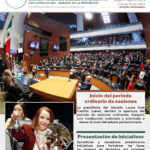 Pleno del Senado de México durante una sesión ordinaria