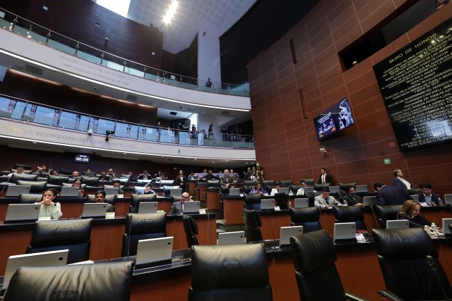 Sesión del Senado que aprobó la reforma agraria para mujeres campesinas