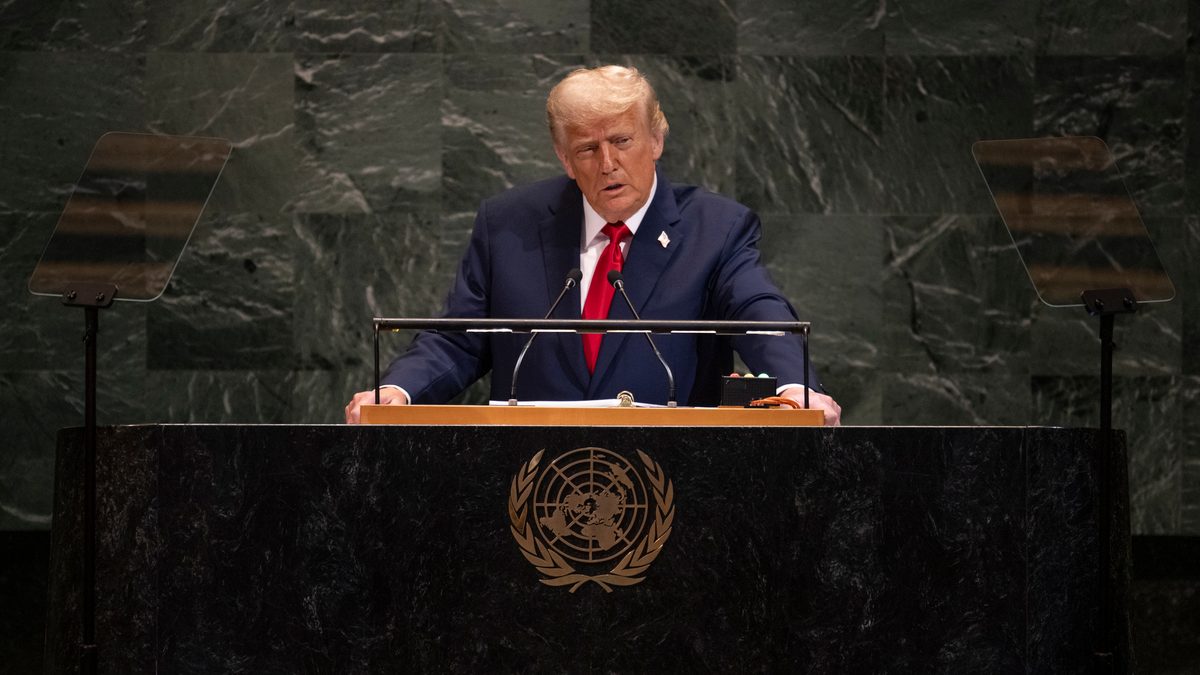 Donald Trump habla ante la Asamblea General de la ONU