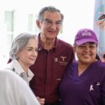 Gobernador Américo Villarreal y María de Villarreal acercan servicios de salud a las familias a través de Lazos del Bienestar Américo Villarreal y María de Villarreal durante el Corredor de la Salud de Lazos del Bienestar en Tampico