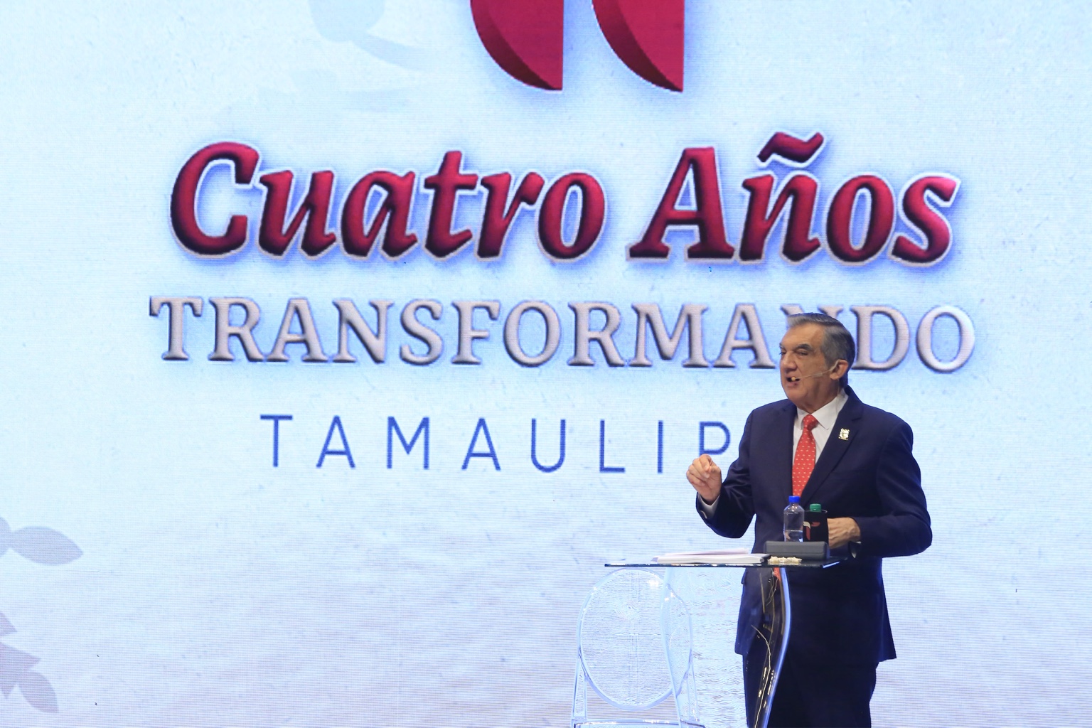 Américo Villarreal expone los avances de su gobierno en Tamaulipas