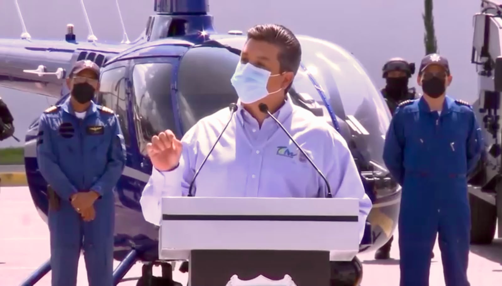 Francisco García Cabeza de Vaca durante la presentación de los GOPES